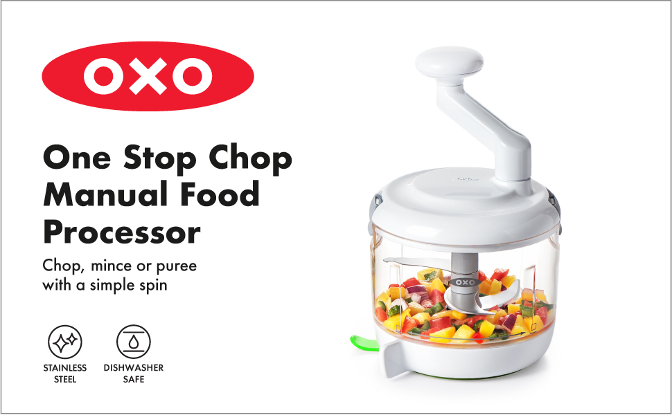 OXO Good Grips One Stop Chop Manual Food Processor