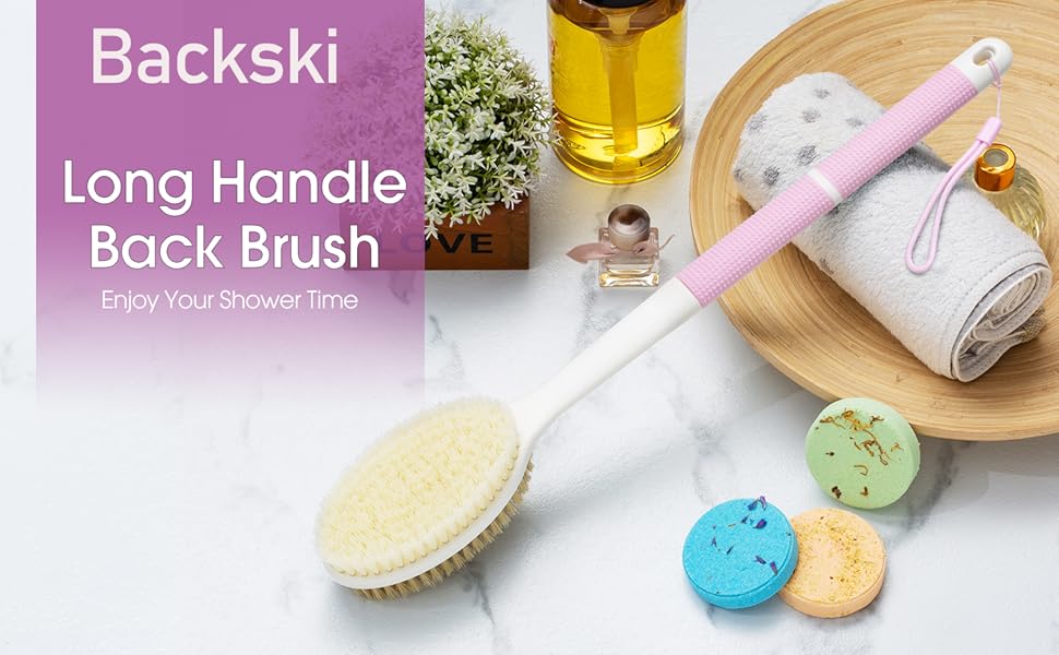 Backski long handle back brush