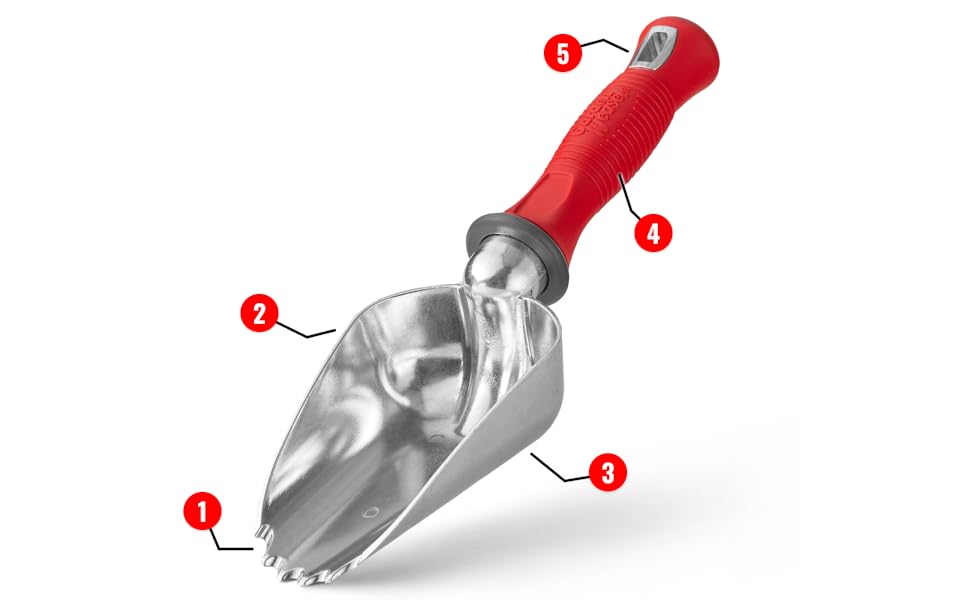 2-in-1 rotary cultivator feature callout