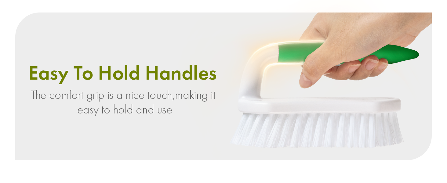 scrub brush with handle