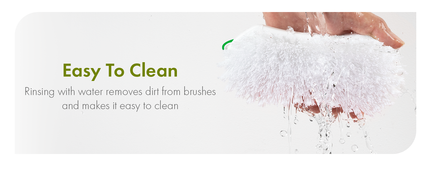 shower brush cleaner 