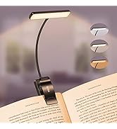 Gritin 19 LED Rechargeable Book Light for Reading in Bed with Memory Function- Eye Caring 3 Color...