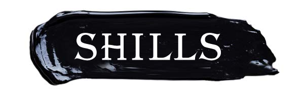 SHILLS logo   black mask 